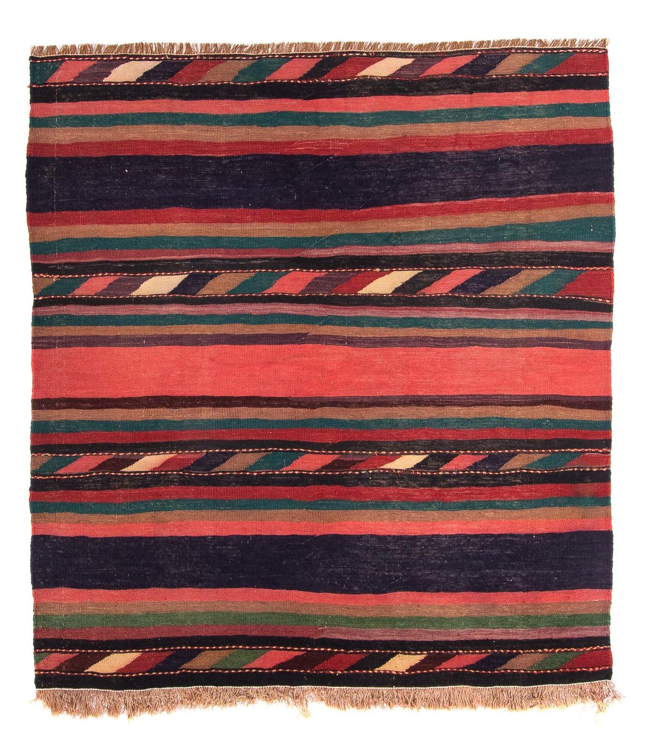 Tappeto Kelim - Vecchio - 170 x 160 cm - multicolore