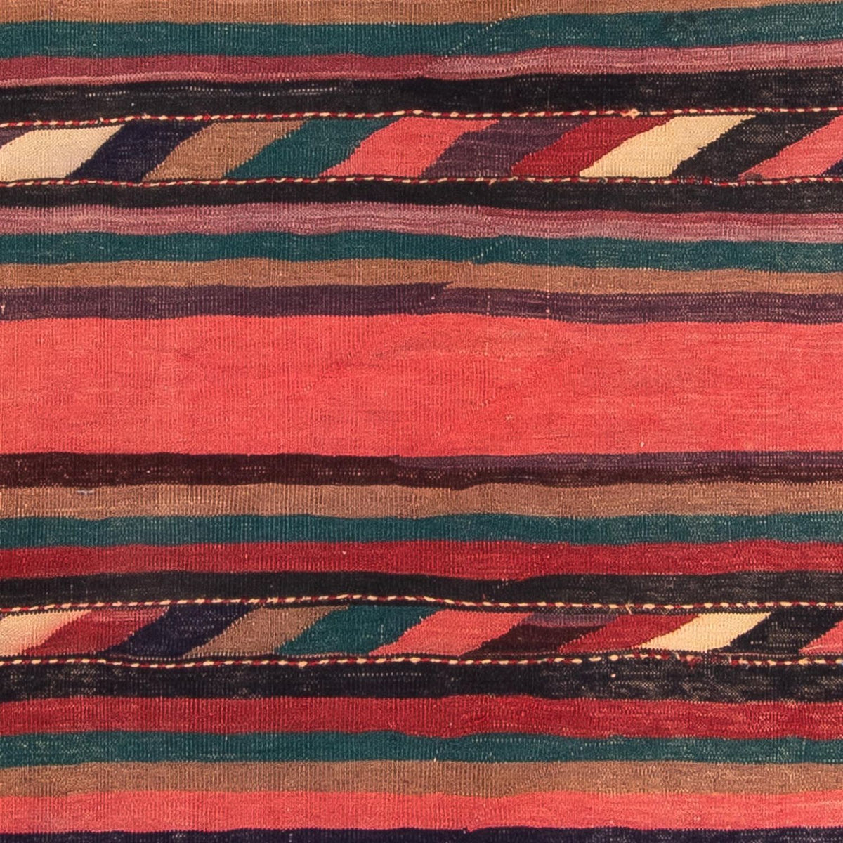 Tappeto Kelim - Vecchio - 170 x 160 cm - multicolore