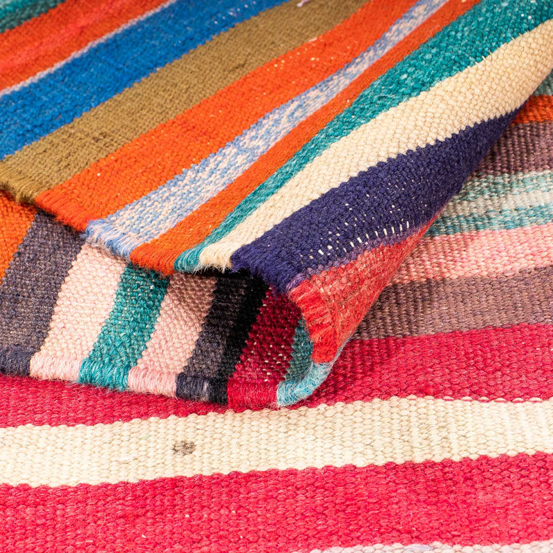 Tappeto Kelim - Vecchio - 190 x 150 cm - multicolore