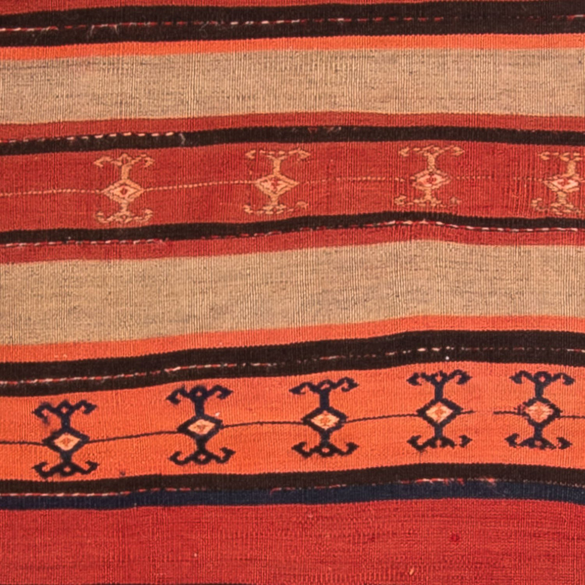 Tappeto corsia Tappeto Kelim - Vecchio - 280 x 85 cm - multicolore