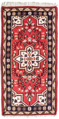 Tappeto orientale - 160 x 90 cm - rosso
