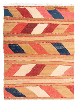 Tappeto Kelim - Vecchio - 147 x 110 cm - multicolore