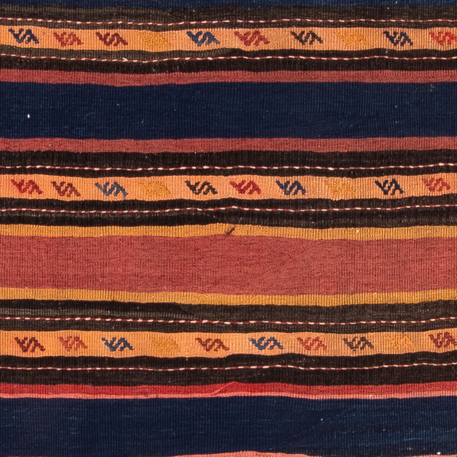 Tappeto Kelim - Vecchio - 210 x 155 cm - multicolore