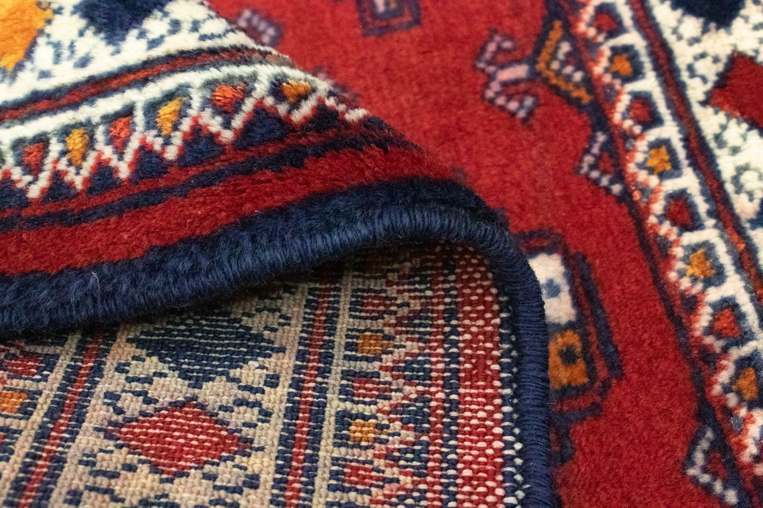 Tappeto Turkaman - 91 x 70 cm - rosso