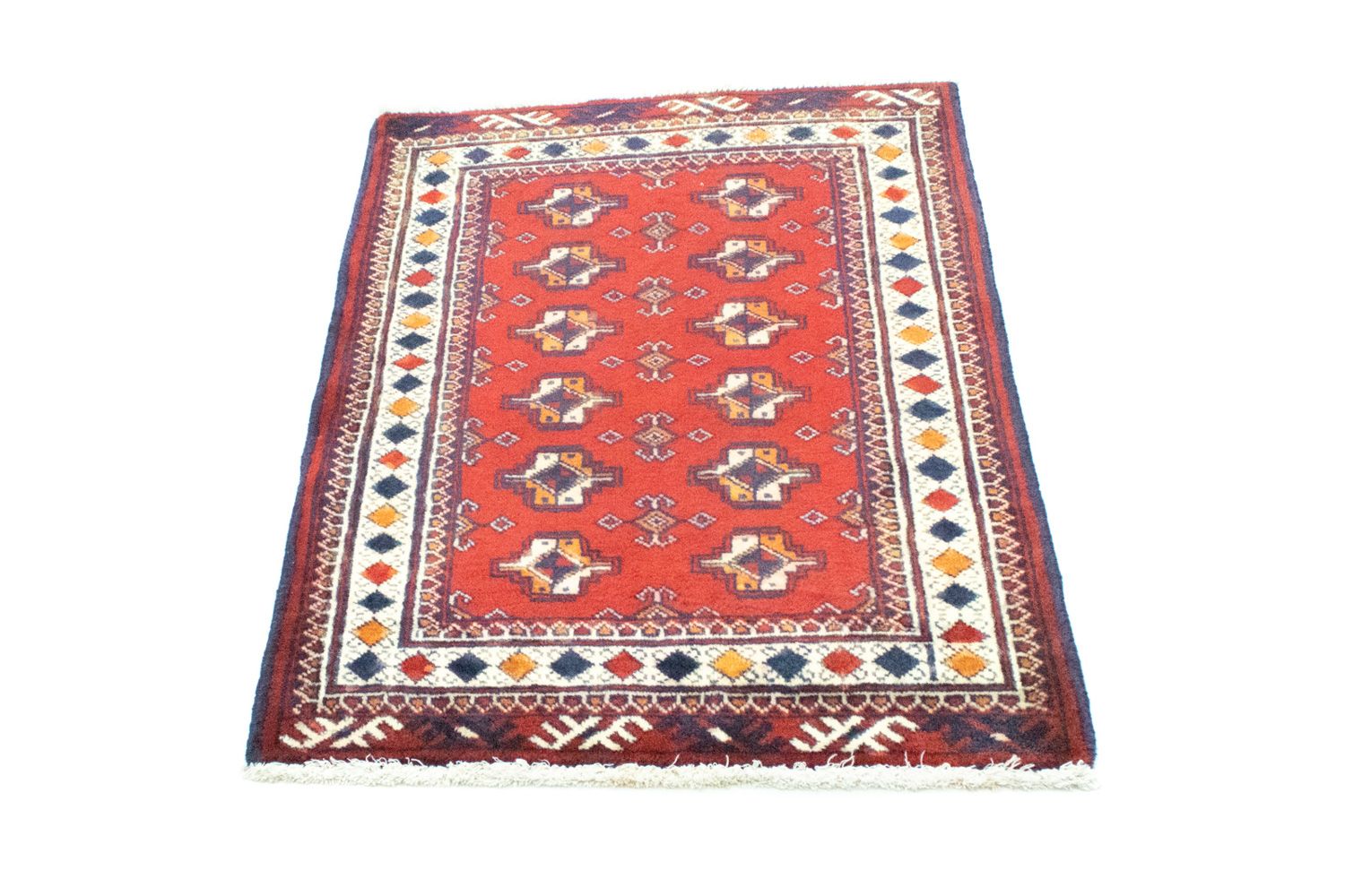 Tappeto Turkaman - 91 x 70 cm - rosso