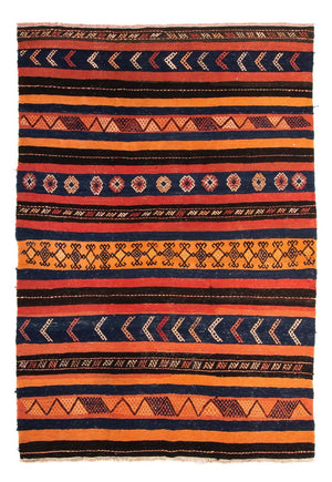 Tappeto Kelim - Vecchio - 200 x 150 cm - multicolore