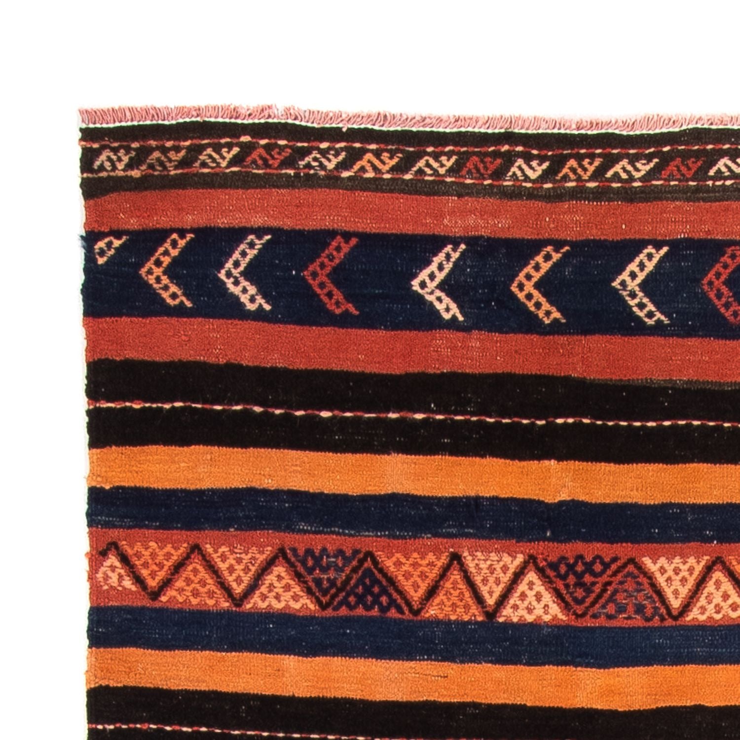 Tappeto Kelim - Vecchio - 200 x 150 cm - multicolore