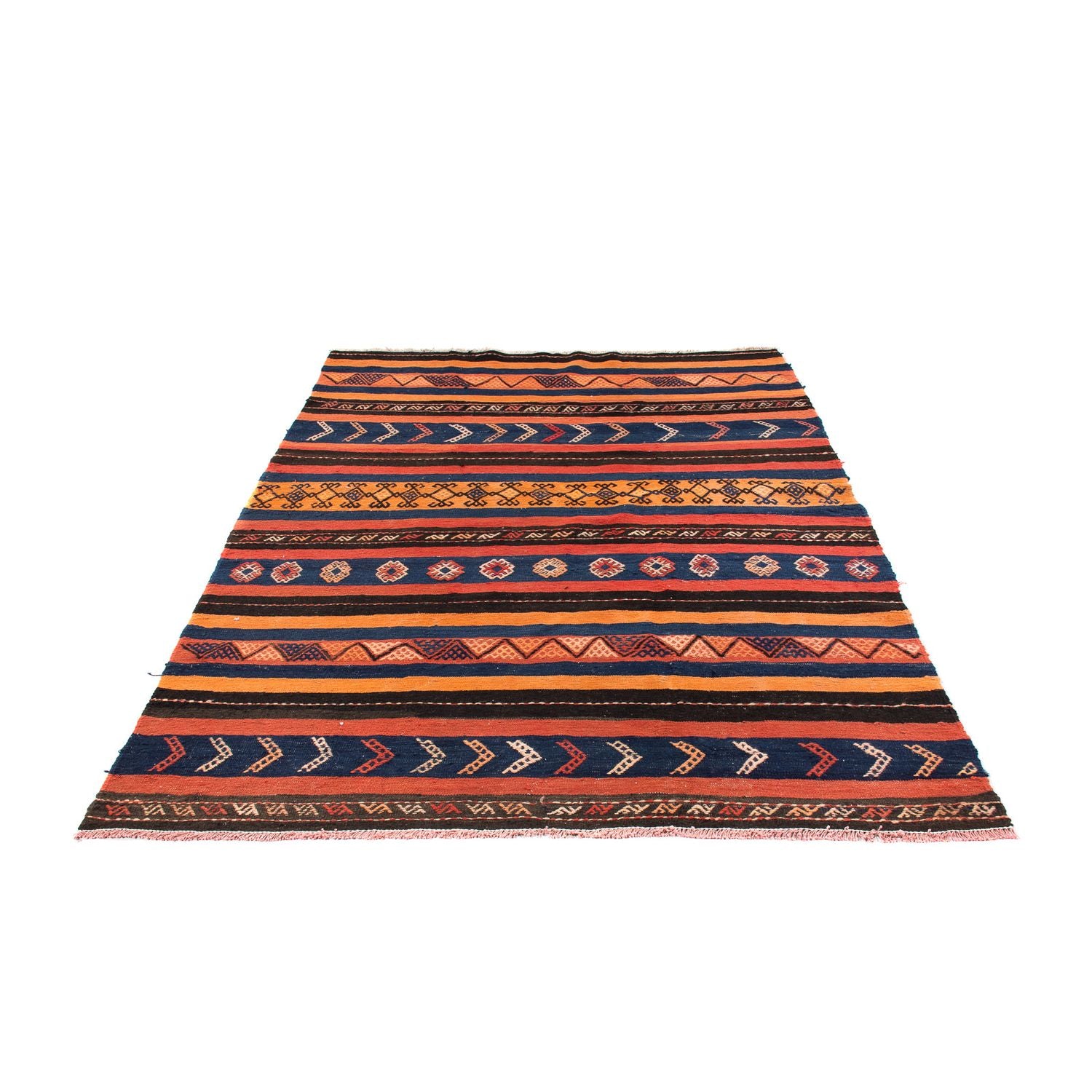 Tappeto Kelim - Vecchio - 200 x 150 cm - multicolore