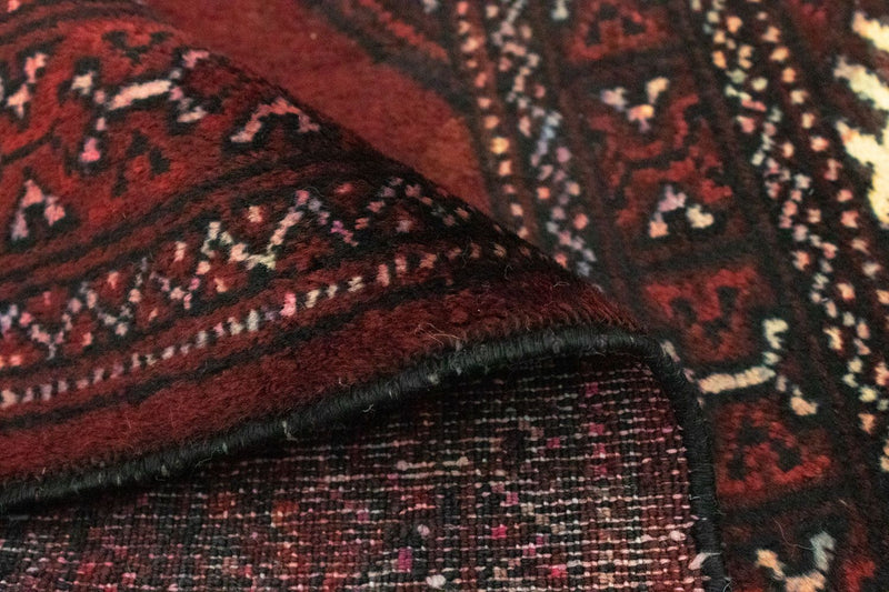 Tappeto Turkaman - 95 x 66 cm - rosso