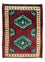 Tappeto Turkaman - 87 x 64 cm - rosso