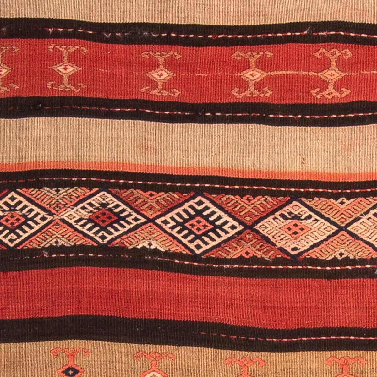 Tappeto corsia Tappeto Kelim - Vecchio - 315 x 95 cm - multicolore