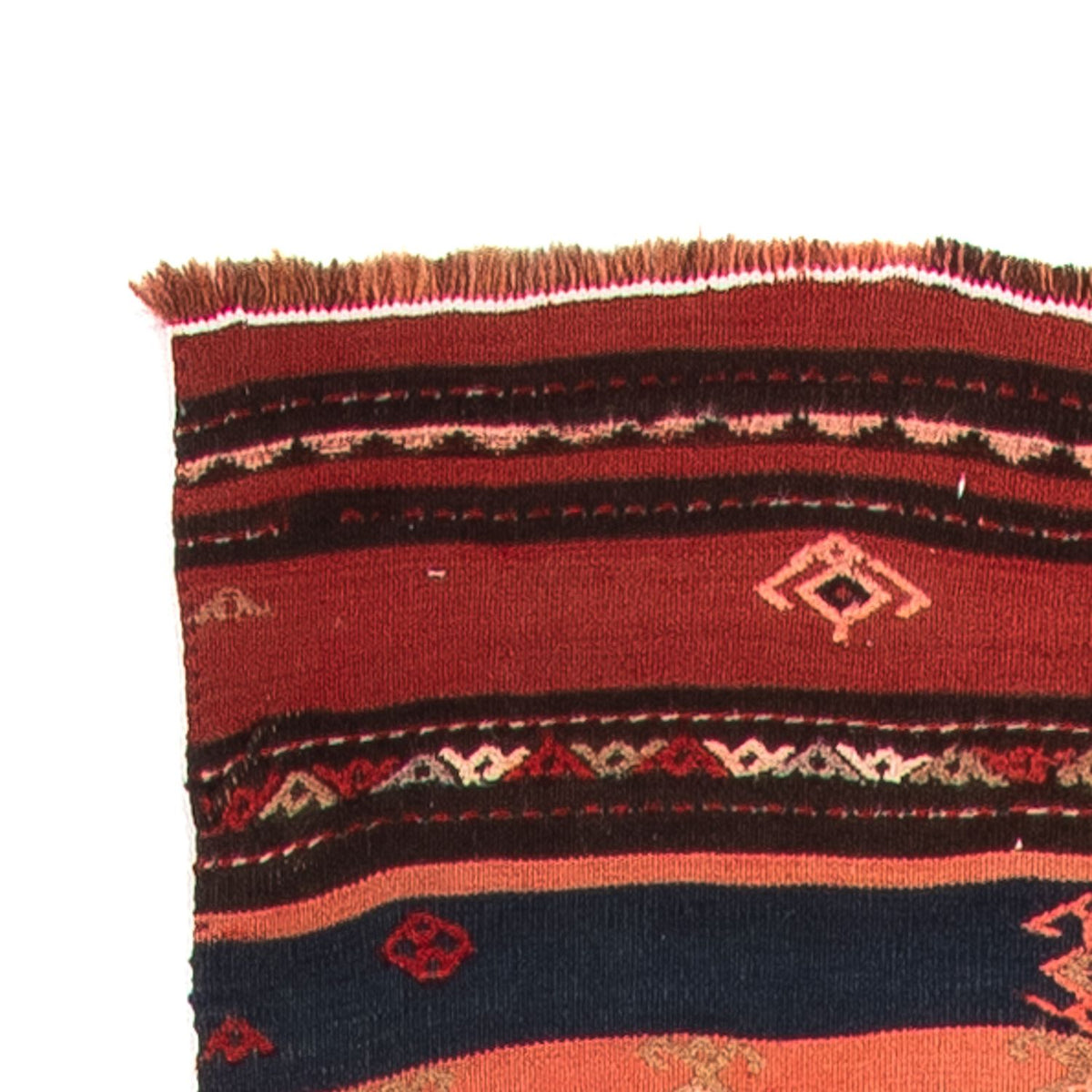 Tappeto corsia Tappeto Kelim - Vecchio - 315 x 95 cm - multicolore