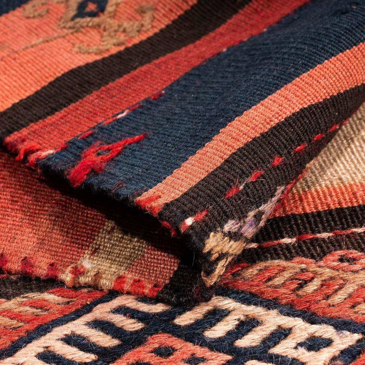 Tappeto corsia Tappeto Kelim - Vecchio - 315 x 95 cm - multicolore