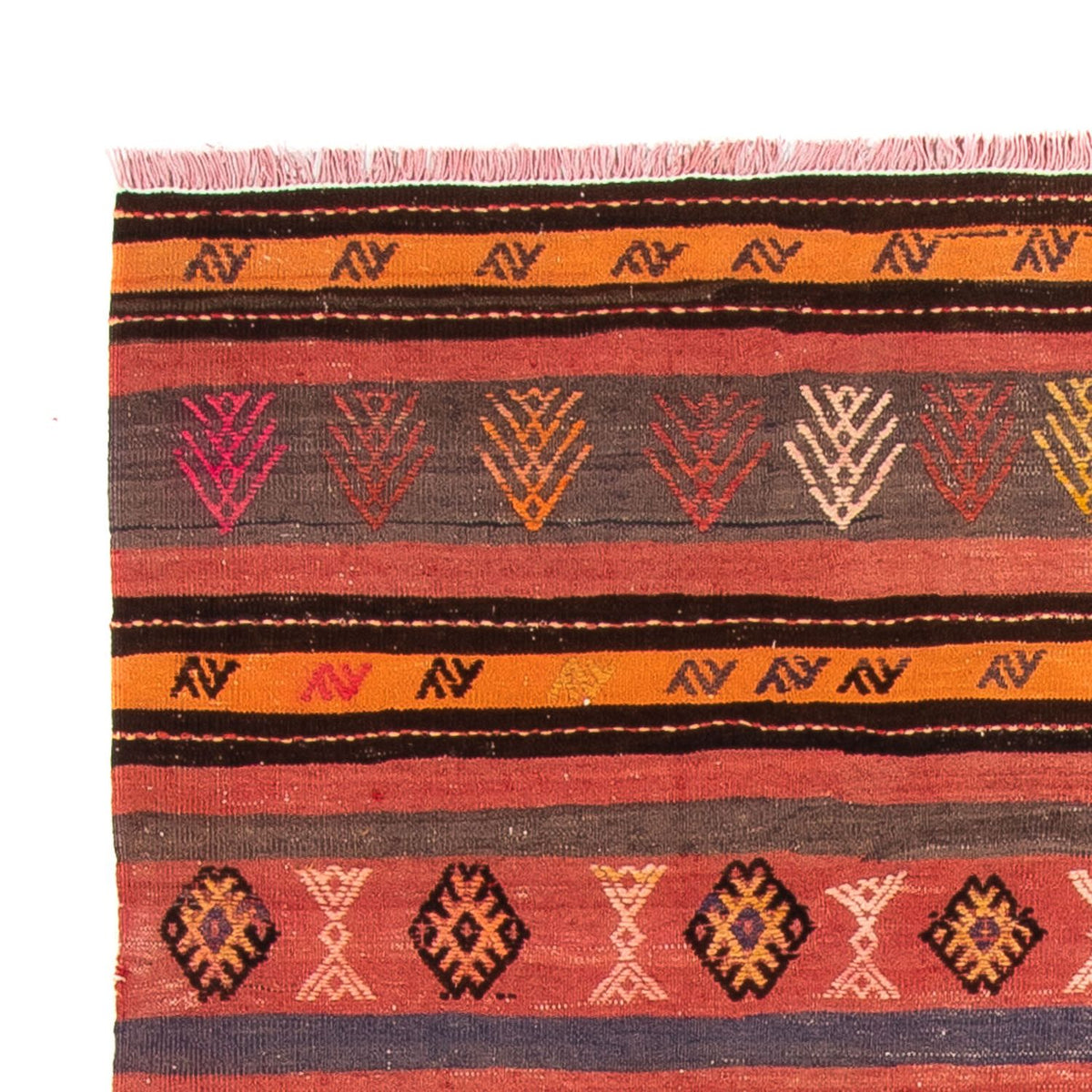 Tappeto Kelim - Vecchio - 215 x 150 cm - multicolore