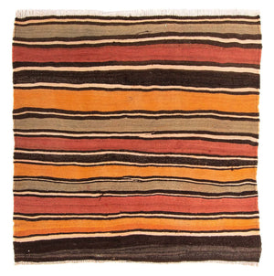 Tappeto Kelim - Vecchio quadrato  - 155 x 155 cm - multicolore