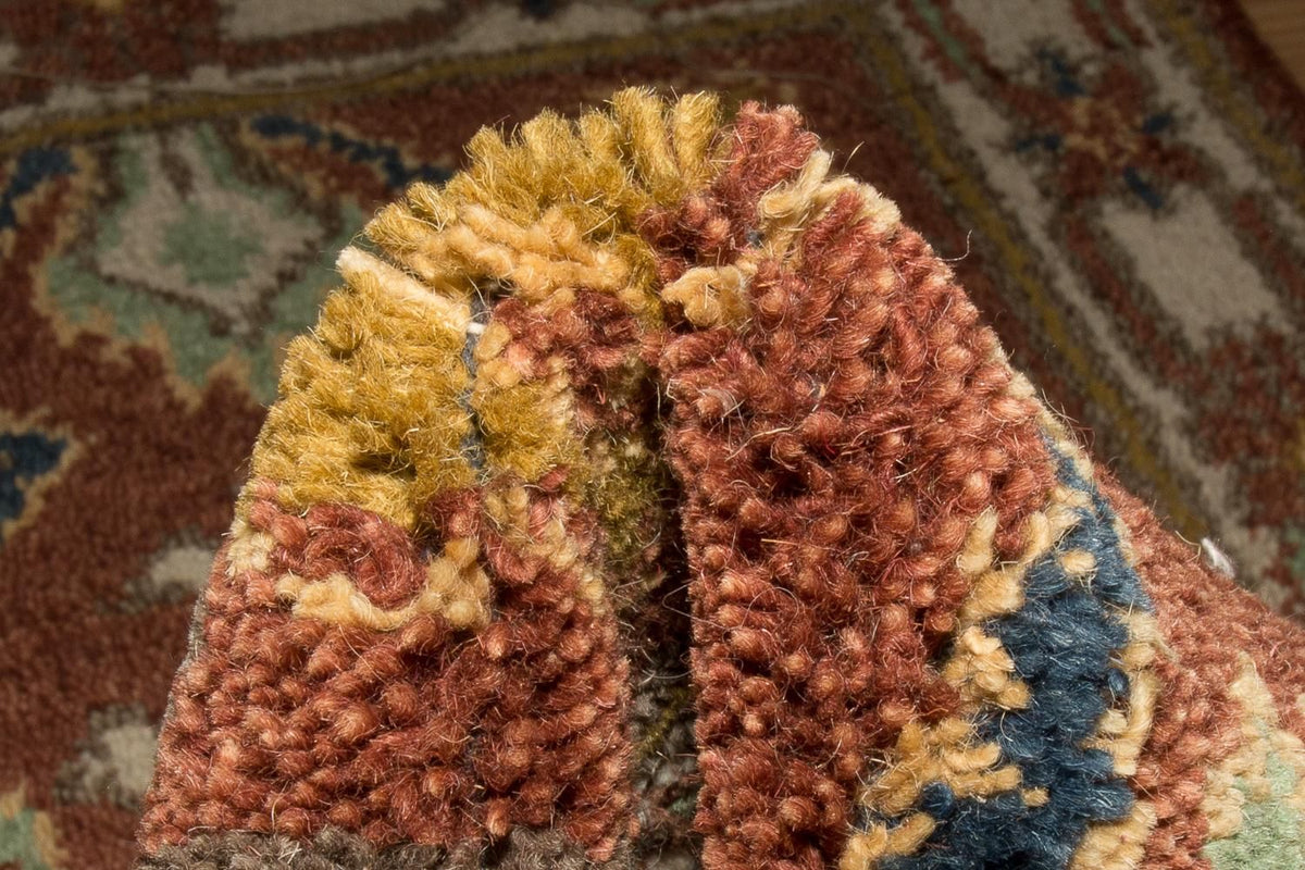 Tappeto orientale - 123 x 64 cm - ruggine