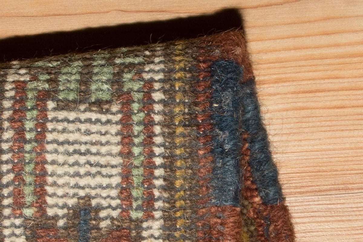 Tappeto orientale - 123 x 64 cm - ruggine