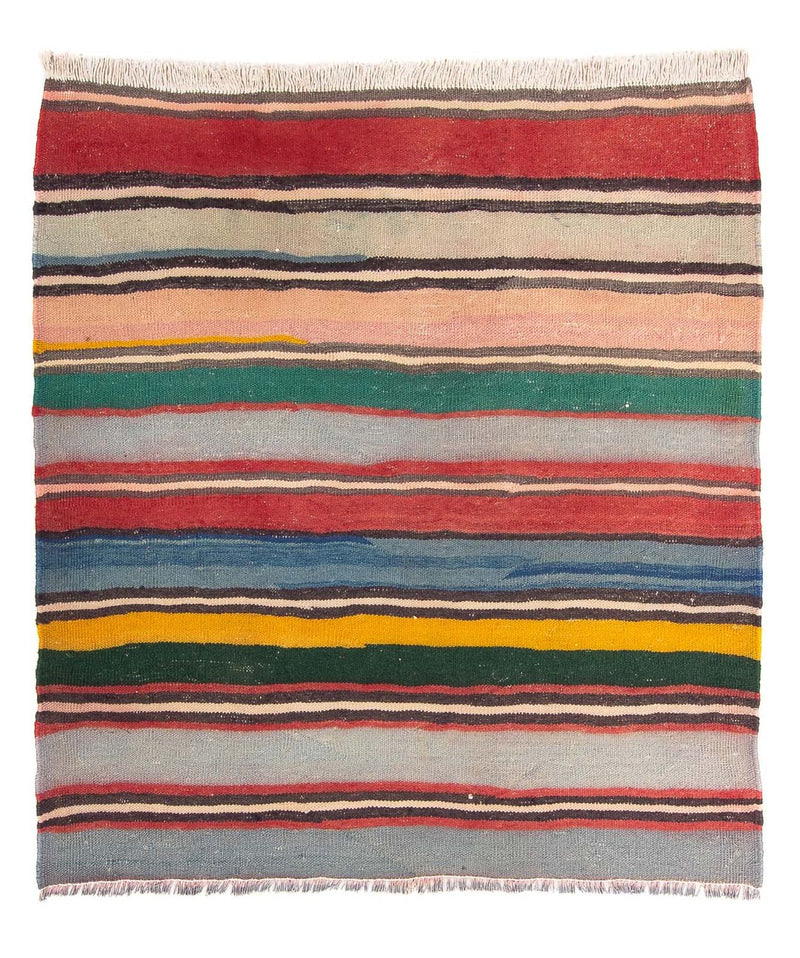 Tappeto Kelim - Vecchio quadrato  - 160 x 150 cm - multicolore