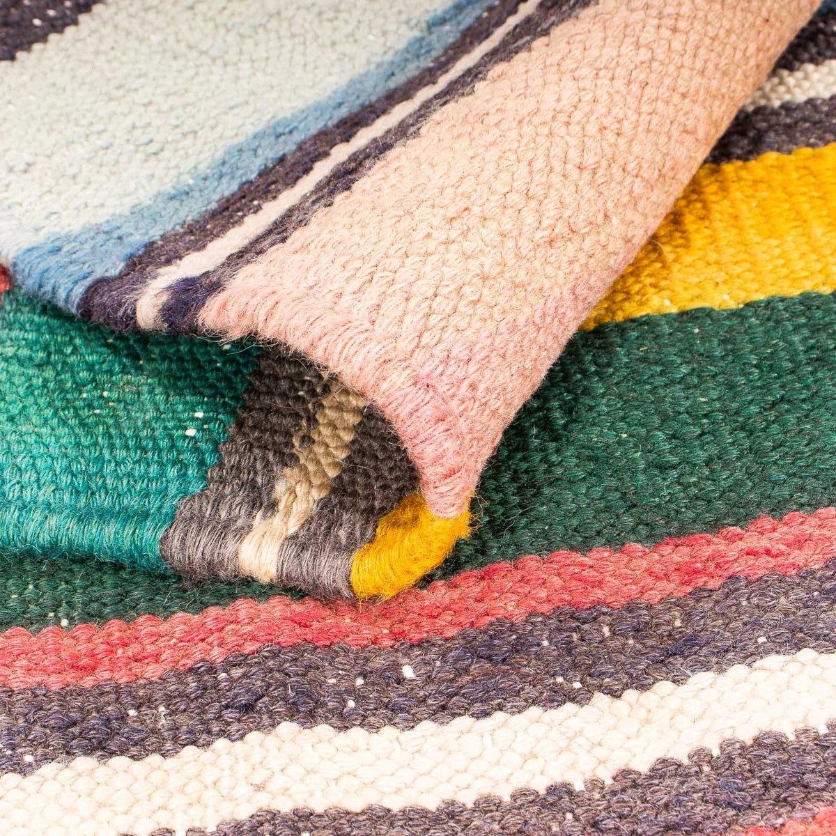 Tappeto Kelim - Vecchio quadrato  - 160 x 150 cm - multicolore