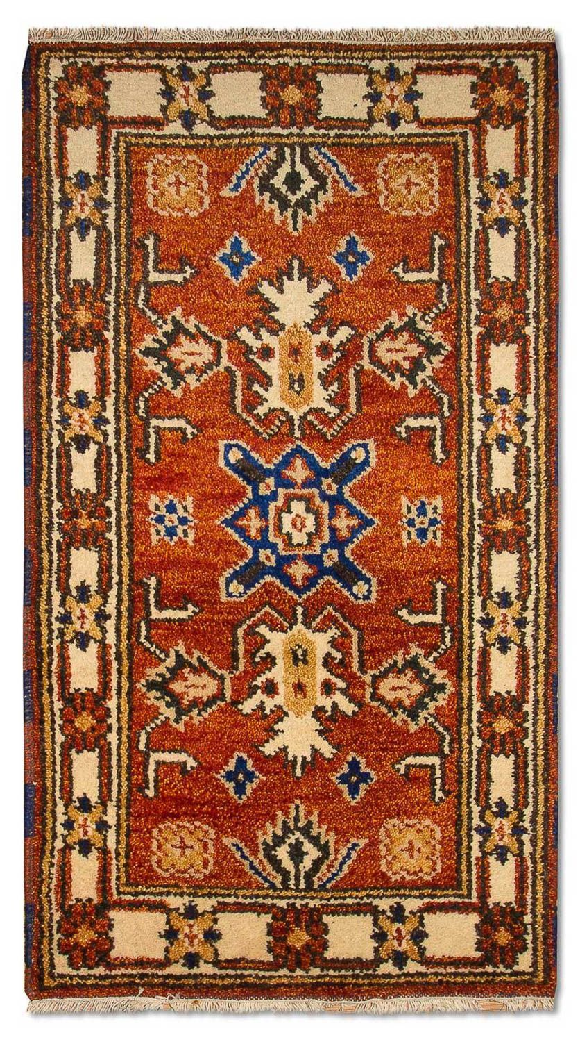 Tappeto orientale - 125 x 63 cm - arancione