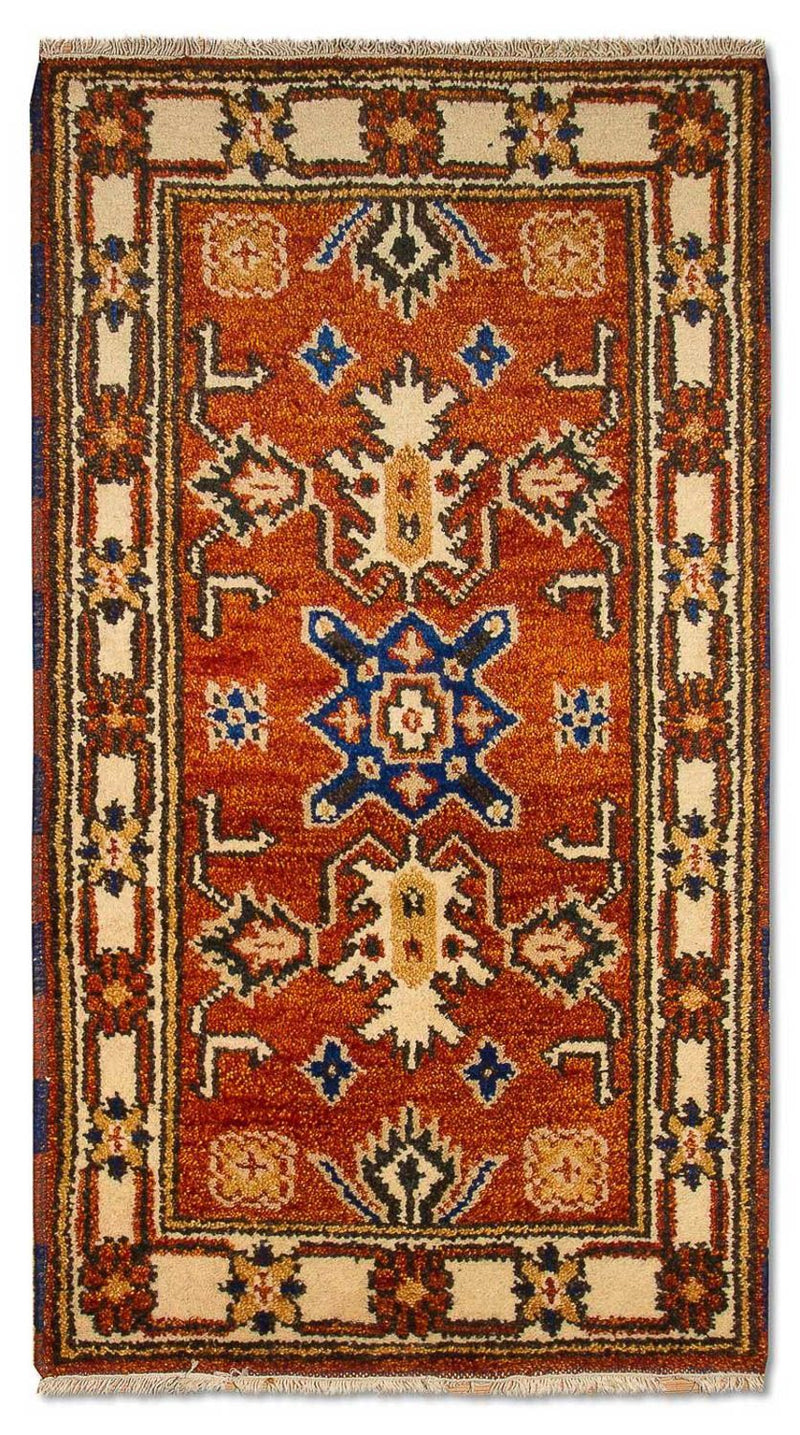 Tappeto orientale - 125 x 63 cm - arancione
