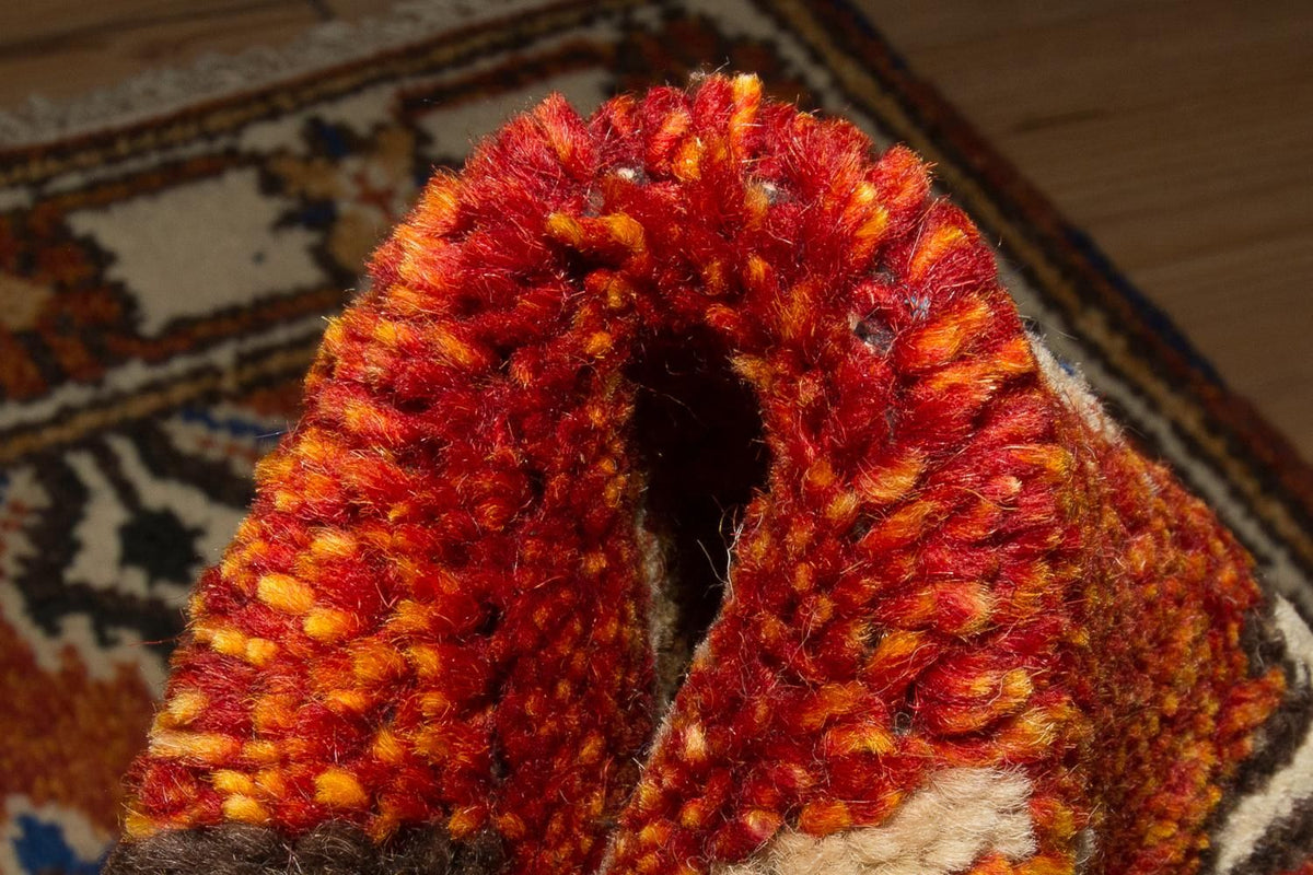 Tappeto orientale - 125 x 63 cm - arancione