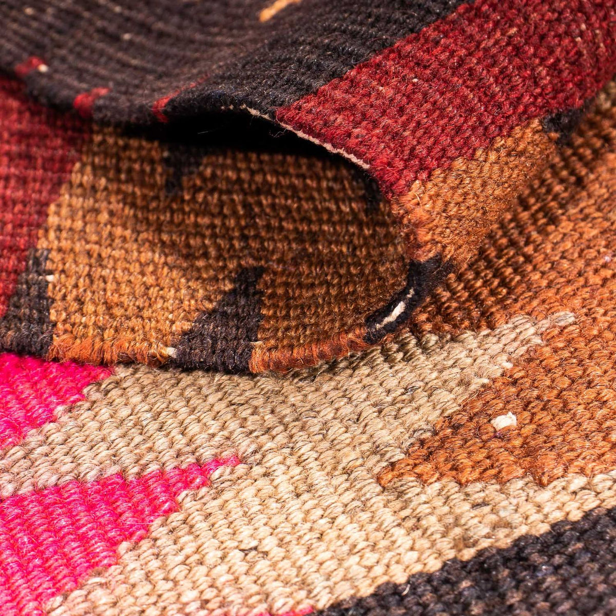 Tappeto Kelim - Vecchio - 90 x 85 cm - multicolore