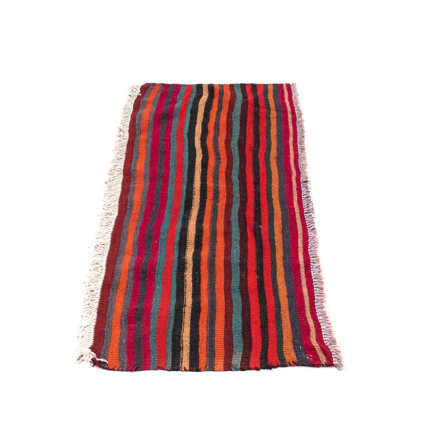 Tappeto corsia Tappeto Kelim - Vecchio - 115 x 47 cm - multicolore