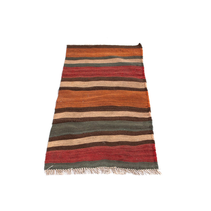 Tappeto corsia Tappeto Kelim - Vecchio - 110 x 50 cm - multicolore