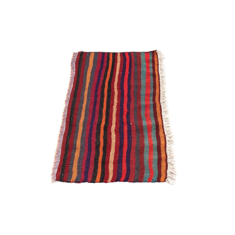 Tappeto corsia Tappeto Kelim - Vecchio - 105 x 45 cm - multicolore