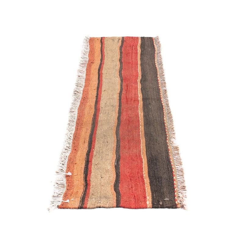 Tappeto corsia Tappeto Kelim - Vecchio - 135 x 40 cm - multicolore