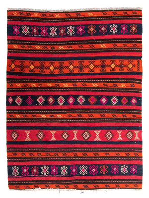 Tappeto Kelim - Vecchio - 200 x 160 cm - multicolore