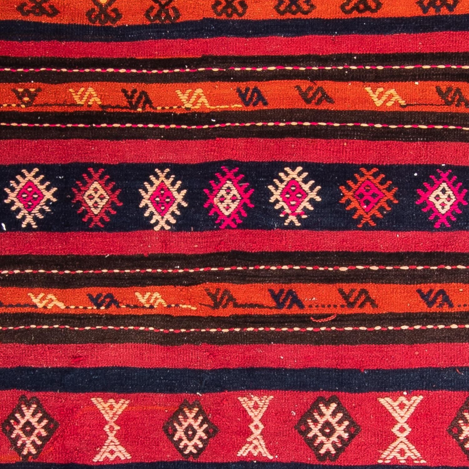 Tappeto Kelim - Vecchio - 200 x 160 cm - multicolore