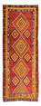 Tappeto corsia Tappeto Kelim - Vecchio - 310 x 127 cm - multicolore
