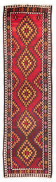 Kilim antico Tappeto 124x440cm