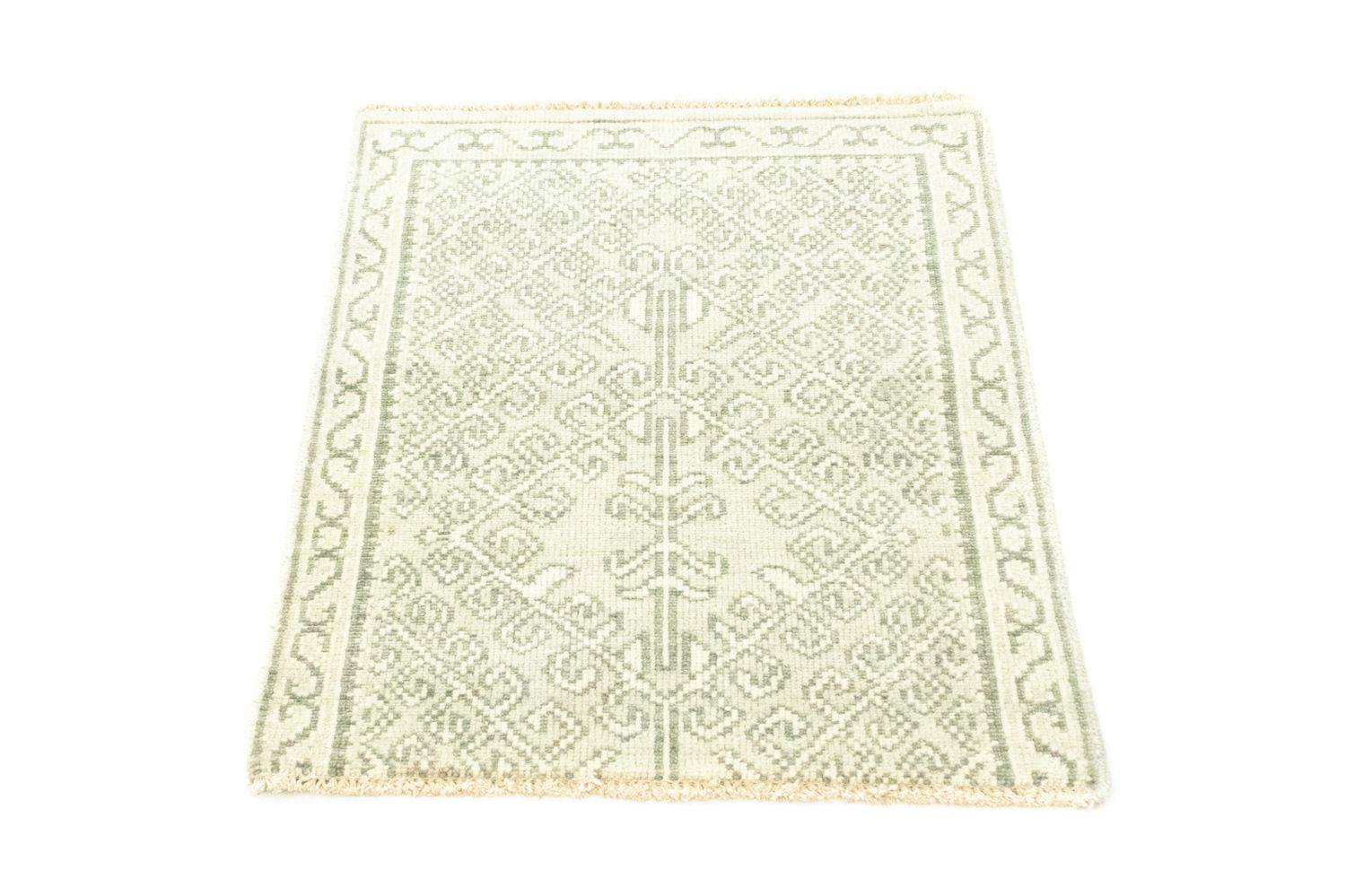 Tappeto di lana - 74 x 60 cm - beige