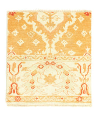 Tappeto di lana quadrato  - 65 x 62 cm - beige