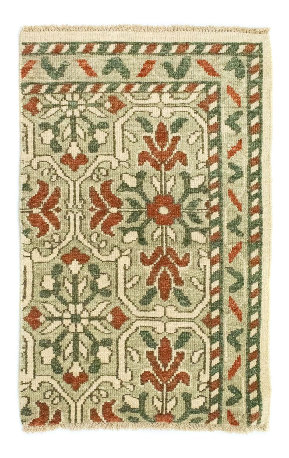 Tappeto di lana - 93 x 60 cm - beige