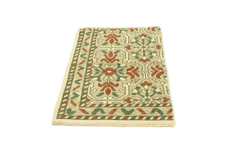Tappeto di lana - 93 x 60 cm - beige