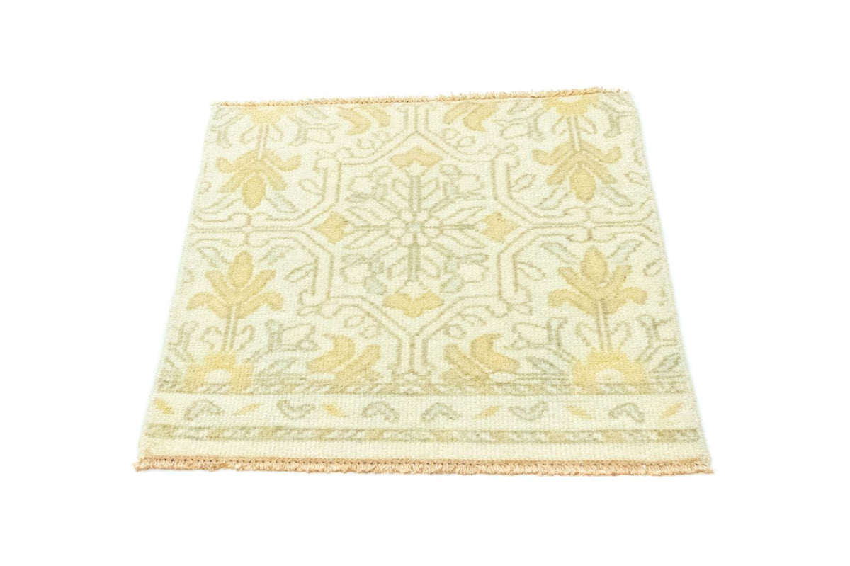 Tappeto di design quadrato  - 63 x 60 cm - beige