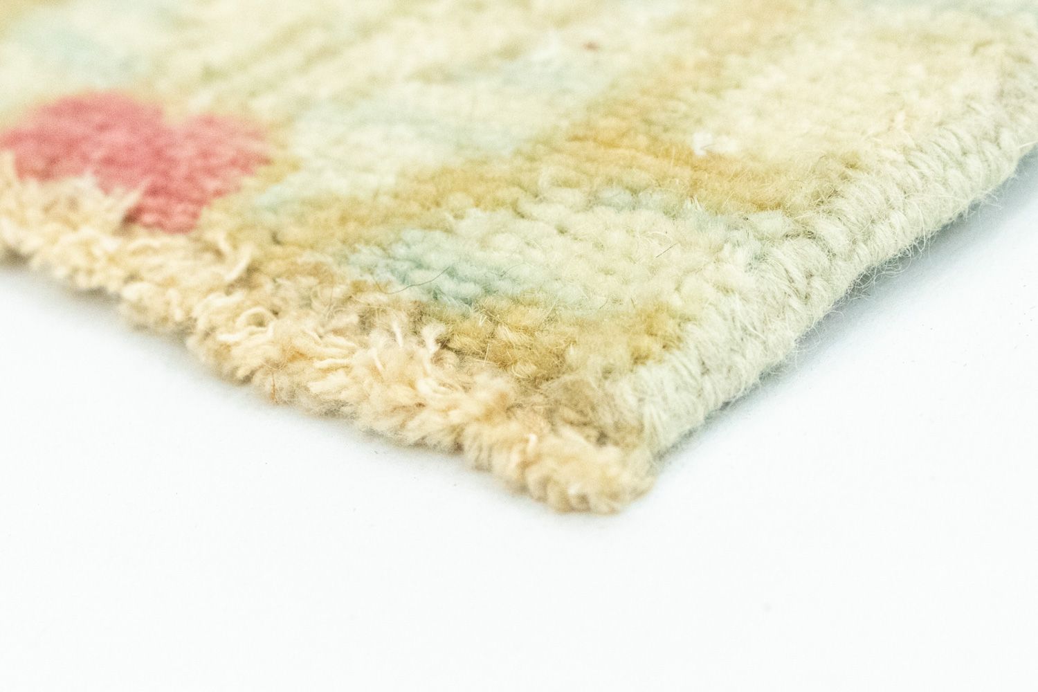 Tappeto di design quadrato  - 63 x 62 cm - beige