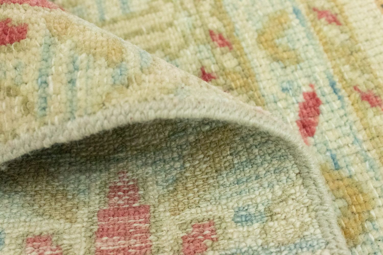 Tappeto di design quadrato  - 63 x 62 cm - beige