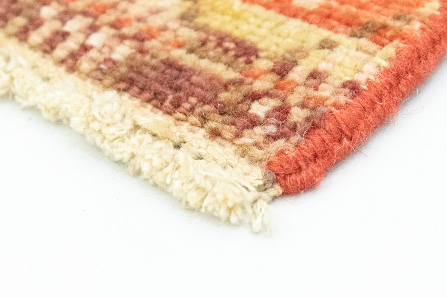 Tappeto di design quadrato  - 59 x 58 cm - arancione
