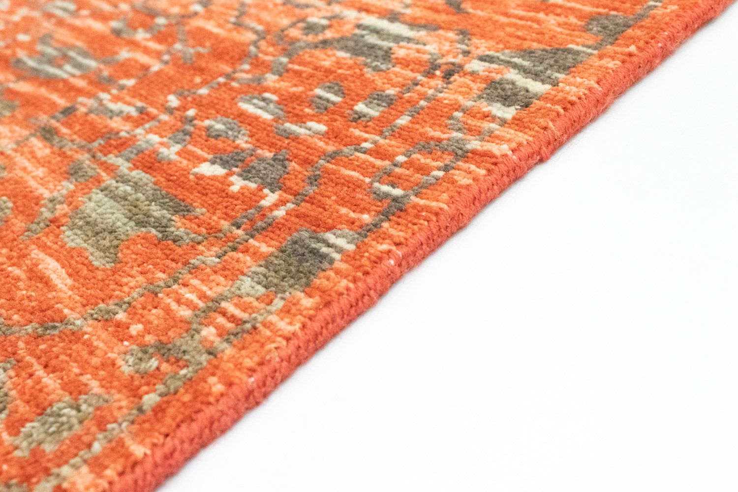 Tappeto di design quadrato  - 61 x 60 cm - arancione