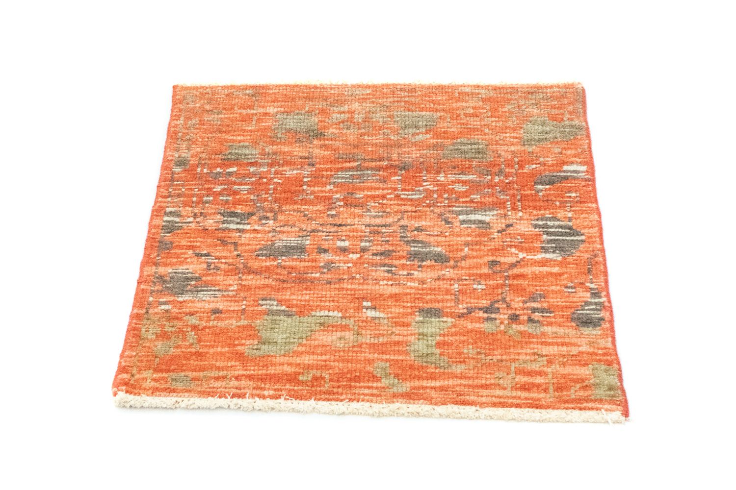 Tappeto di design quadrato  - 61 x 60 cm - arancione