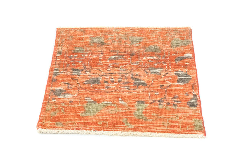 Tappeto di design quadrato  - 61 x 60 cm - arancione