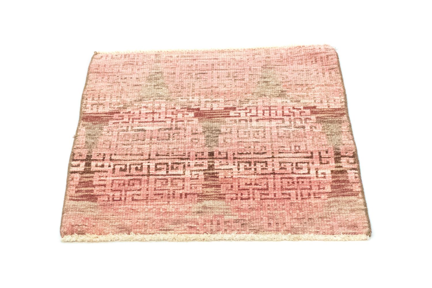 Tappeto di design quadrato  - 66 x 61 cm - rosa