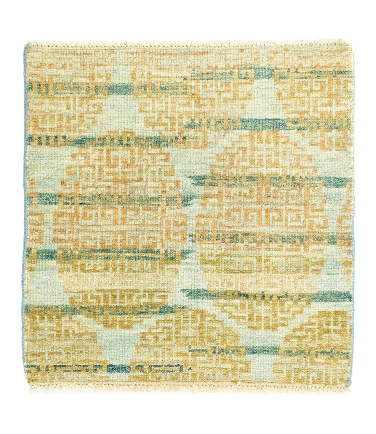 Tappeto di design quadrato  - 61 x 59 cm - oro