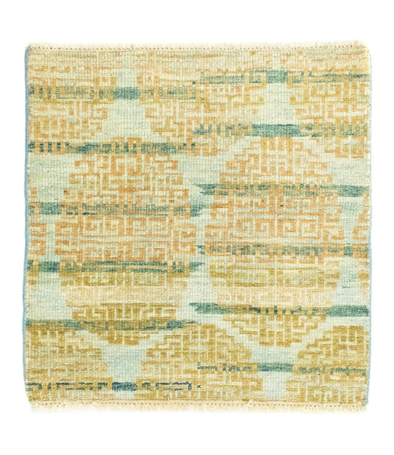 Tappeto di design quadrato  - 61 x 59 cm - oro