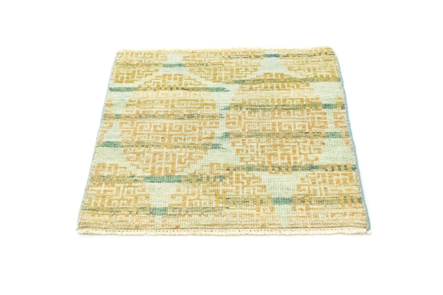 Tappeto di design quadrato  - 61 x 59 cm - oro